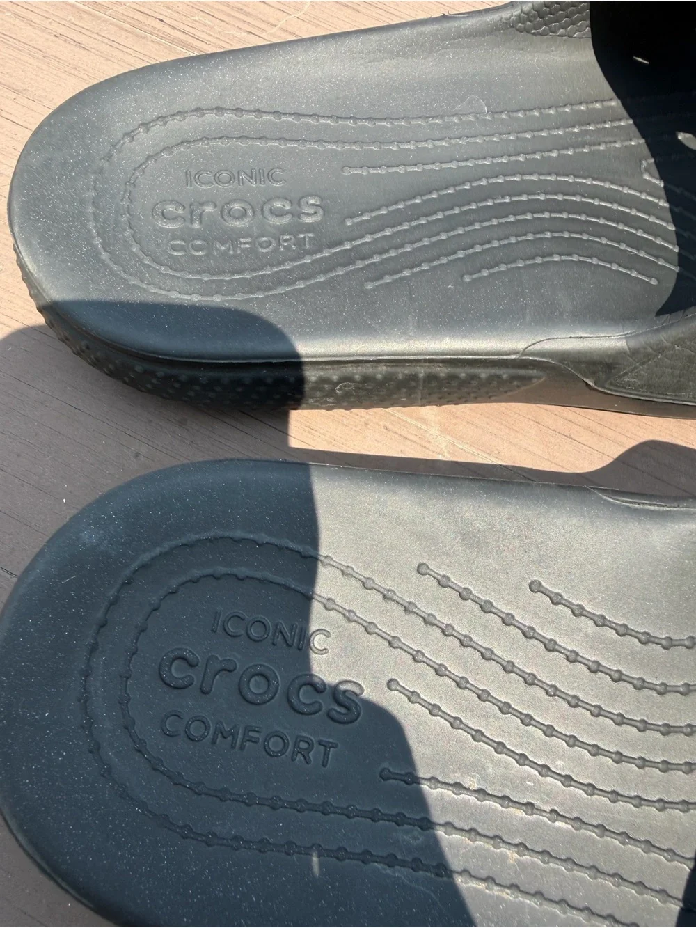 Crocs Women Classic Slides Sandals - Black womens sz 11 men’s size 9 unisex